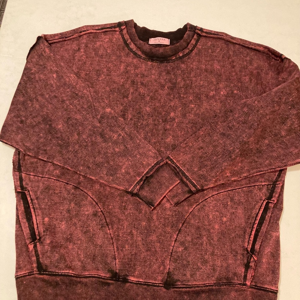 Zenana heavy French terry pull over - Picture 4 of 5